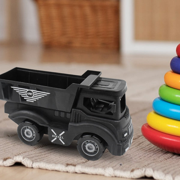 Friction Powered Dumper Toy Truck For Kids  (1 Pc)
