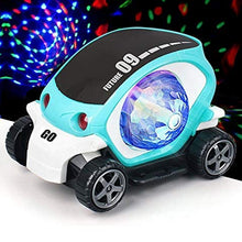 360° Rotating Stunt Car Toy  Bump & Go (1 Pc, Battery Not Included)