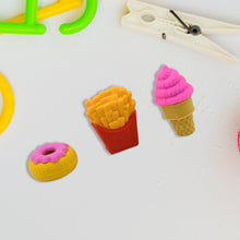 3D Food Fancy Colorful Erasers  Cute Novelty Eraser Set for Kids (1 Set)