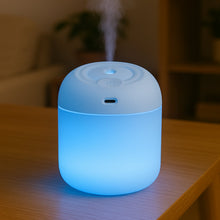 Portable Mini USB Humidifier with Light  Cool Mist & Essential Oil Diffuser (250ML)