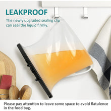 Silicone Food Bag  Leakproof, Flat Bottom, BPA-Free, Microwave & Dishwasher Safe