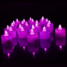 Flameless LED Tealights, Smokeless Plastic Decorative Candles (Pack Of 24)
