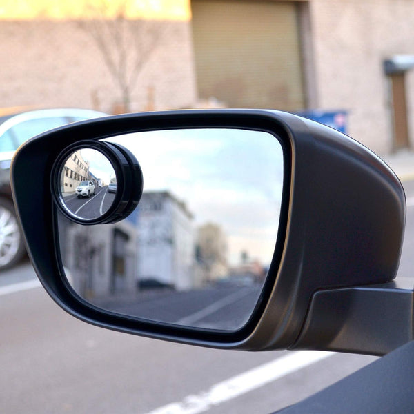 Car Blind Spot Mirror  HD Glass, Convex & Frameless (2 Pcs Set)