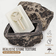 Realistic Fake Rock Key Hider  Weatherproof Outdoor Key Storage Emergencies (1 Pc)