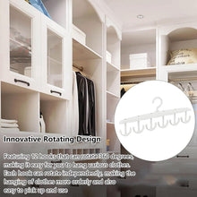 Rotatable Tank Top Hanger  Space Saving Closet Organizer Dorms & (12-Hook)