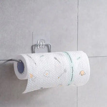 Stainless Steel Drill Free Self-Adhesive Paper Roll Holder for Kitchen Bathroom Toilet (Pack of 1)
