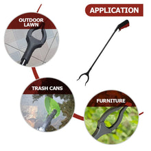 Extra Long Trash Picker  Rotating Grip Arm for Cleaning & Garden Assistance