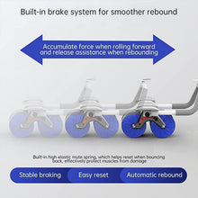 Abdominal Roller Wheel, Automatic Rebound Sponge Handle