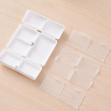 Magnetic Pill Organizer, 7 Compartments, Medicine Box (1 Pc)