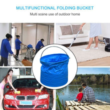 Folding Bucket, Portable, Round Bucket, Simple Bucket (1 pc / Mix Color)