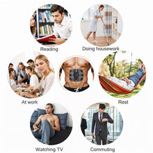 Wireless 6-Pack Abs Stimulator  Rechargeable Muscle Exerciser & Massager