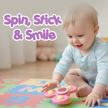 Colour Baby Spinner Toy Set Suction Cup Sensory Spin Toys (3 Pc Set)
