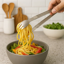 Stainless Steel Multipurpose Serving Tong 2-in-1 Pasta & Salad Tong (1 Pc)