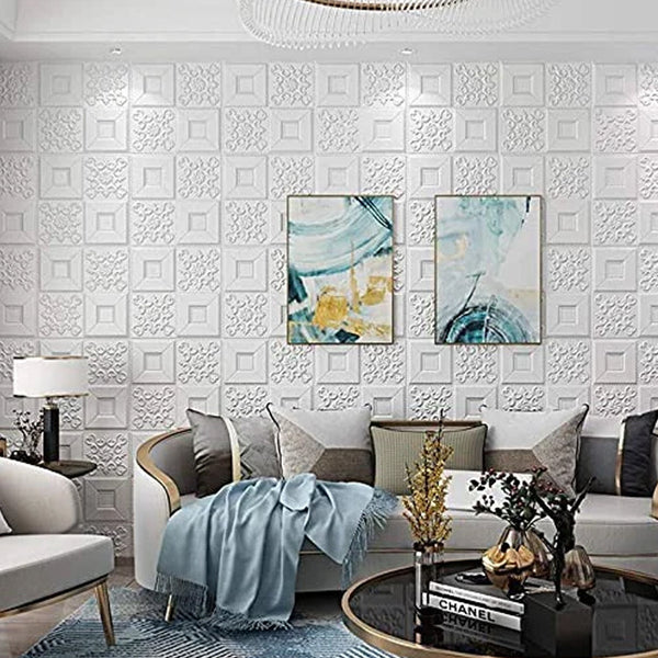 Wallpaper 3D Foam Wallpaper Sticker Panels (70 x 70 Cm / 1 Pc)