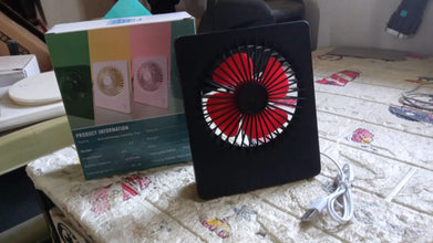 Portable Desk Fan  1 Speed Setting, Personal Table Fan for Office (1 Pc)