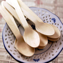 110mm Wooden Tea Spoon  30 Pcs Pack
