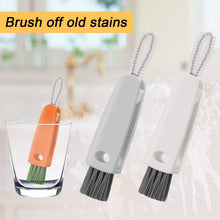 3-in-1 Multifunctional Cleaning Brush Set  Mini Bottle, Cup & Lid Cleaner (1 Pc)
