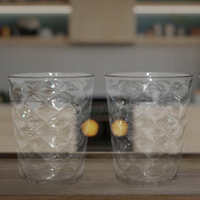 Apex Pyramid Design Unbreakable Plastic Glass 300 ML