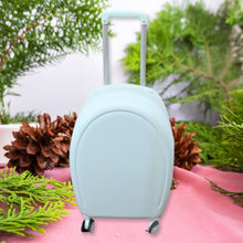 Suitcase For Kids, Girls Green Small Cabin Hard Cover Holiday Carry On Trolley with Extendable Handle (Mix Color)