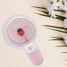 Portable Small Electric Fan  Rechargeable Mini Handheld Fan for Students