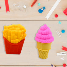 3D Food Fancy Colorful Erasers  Cute Novelty Eraser Set for Kids (1 Set)