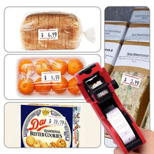 Handheld 8-Digit Plastic Price Tag Gun  Ideal for Retail & Market Price Tagging