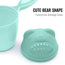 Baby Shampoo Shower Cup  Safe Soft Bath Tumbler for Kids Hair Washing