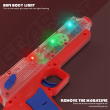 Plastic Gear Simulation Laser Toy Gun  3D Lights, Music & Rotating (1 Pc, 3+ Years)