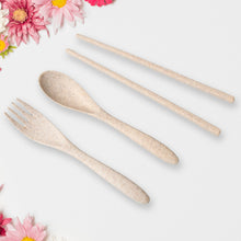 Rice Bowl Noodle Set  6 Pcs with Lid, Handle & Cutlery