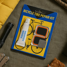 Bicycle Tire Repair Kit Portable Puncture Repair Set with Adhesive (1 Set / Mix Design)