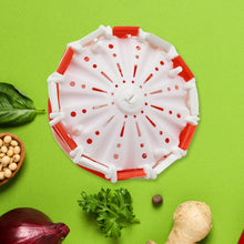 Folding Fruit Basket Hanging Stand  Lotus Shape Tray for Fruits & Vegetables (1 Pc)