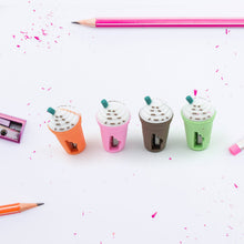 2 in 1 3D Cute Coffee Or Ice cream Shape sharpner (1 Pc)