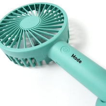 Portable Handheld Fan 3 Speeds Battery Operated Rechargeable with Base Holder