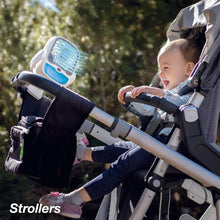 Air Portable Fan, Grip Go 3 Speed Small Fan, Great Stroller Fan, Travel or Desk Fan