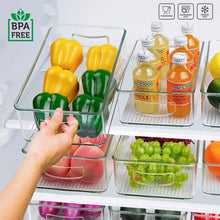 Plastic Refrigerator Organizer Bins (1 Pc Mix Color)