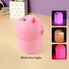 Portable Mini USB Humidifier with Light  Cool Mist & Essential Oil Diffuser (250ML)