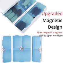 Magnetic Pill Organizer, 7 Compartments, Medicine Box (1 Pc)