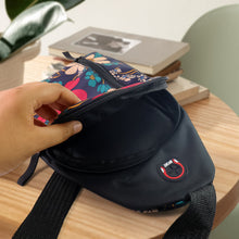 Waterproof Waist Bag  Shoulder Crossbody Bag with USB Charging Slot