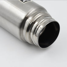 Double Wall Stainless Steel 500ml Vacuum Flask Gift Set with Two Cups (3 Pcs)