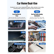 2 in 1 Wireless Vacuum Cleaner  120W Handheld USB Rechargeable for Home & Car (1 Pc)