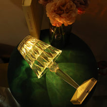 Crystal Diamond LED Table Lamp with 16 Colors  Bedroom Decor