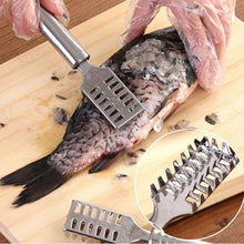 Stainless Steel Fish Scale Remover Scraper  Sawtooth Kitchen Tool