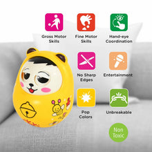 Musical Roly Poly Toy for Babies  Push & Shake Wobbling Doll