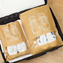 Travel Shoe Storage Bag Set (3 Pcs) | Waterproof Hanging Organizer with Clear Window