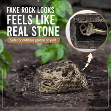 Realistic Fake Rock Key Hider  Weatherproof Outdoor Key Storage Emergencies (1 Pc)