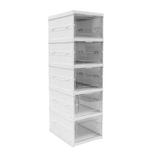 5-Layer Stackable Utility Cart  Foldable Storage Organizer for Clothes & Home (1 Pc)