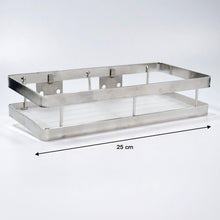 25 cm Metal Space Saving Rack  Multi-Purpose Kitchen Storage Organizer Shelf