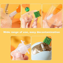 3-in-1 Multifunctional Cleaning Brush Set  Mini Bottle, Cup & Lid Cleaner (1 Pc)