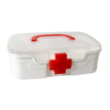 Portable Medical Storage Box with Handle & Transparent Lid (1 Pc)