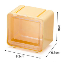 Durable Transparent Tape Storage Box  Plastic Office Organizer